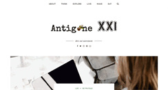 Desktop Screenshot of antigonexxi.com